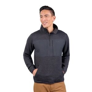 NWT Woolly Clothing Co Men's 100% Merino Fleece Quarter Zip